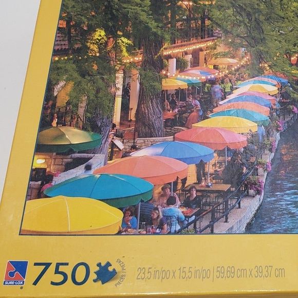 NEW "Out 'n About" 750 Piece Jigsaw Puzzle (lunch on the river bend) - Picture 3 of 3